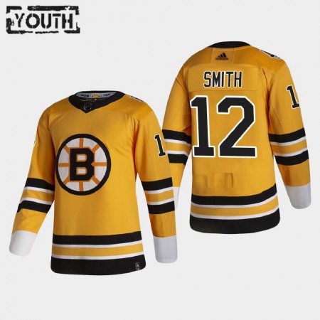 Boston Bruins Craig Smith 12 2020-21 Reverse Retro Authentic Shirt - Kinderen